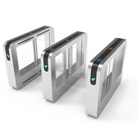 rfid access control swing barrier brushless motor pedestrian turnstile for palace