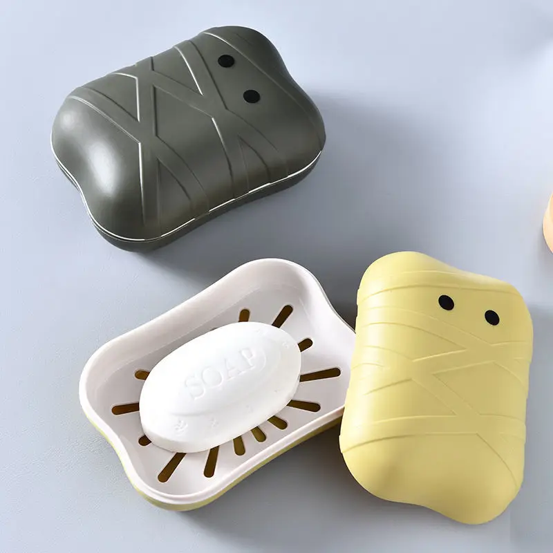 

Soap Container Box Strong Sealing Travel Soap Holder Durable Soap Case Easy to Clean Bar Soap Container Soap Dish for Bathroom