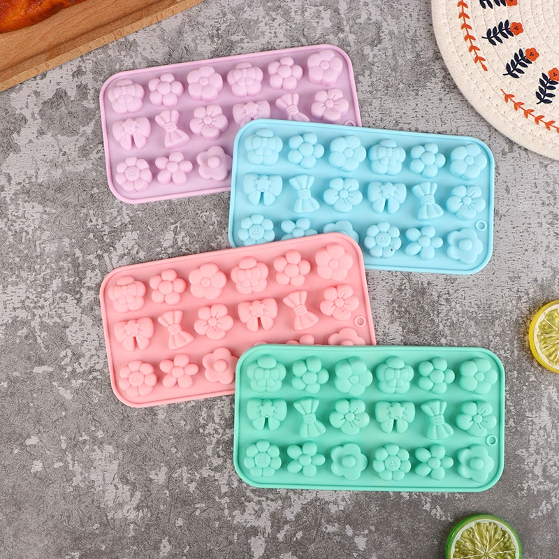 

1 шт., силиконовая форма для выпечки, 18 цветов