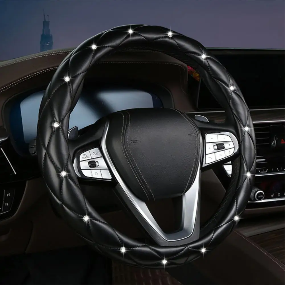 

Steering Wheel Protector Sturdy Non-slip Super Soft Universal Car Steering Wheel Cover for Car