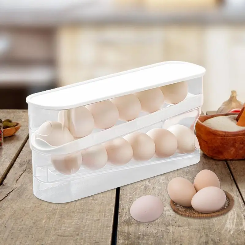 Автоматический вращающийся держатель для яиц холодильника стеллаж хранения