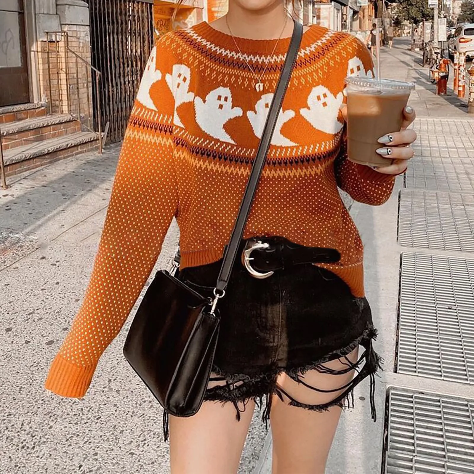 

15 Items Sweater Blouse Cotton All- Long Sleeve Party Women