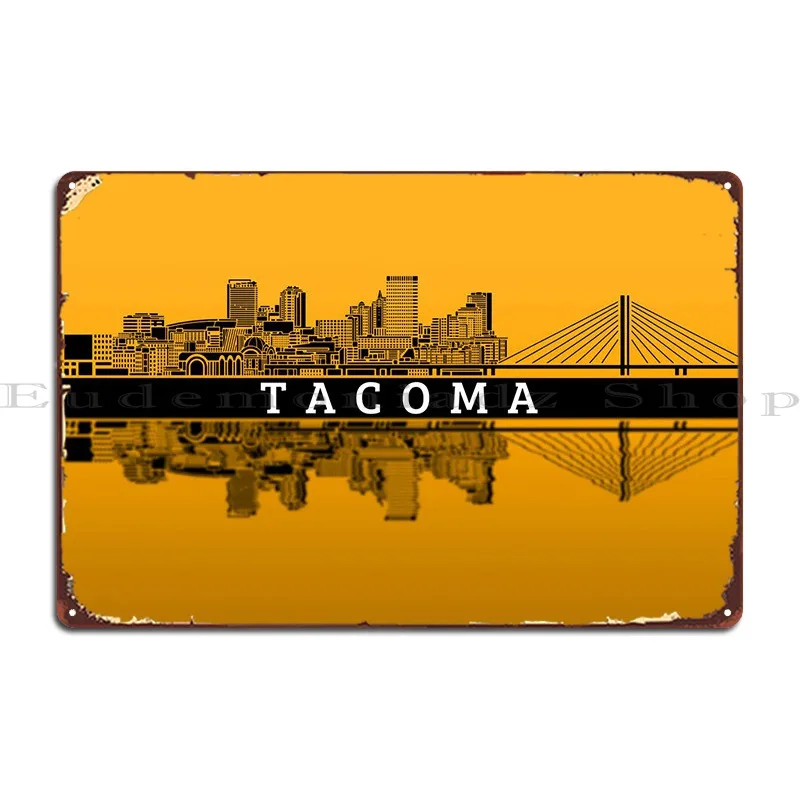 

Металлический плакат Tacoma для гостиной, искусственный плакат для гаража