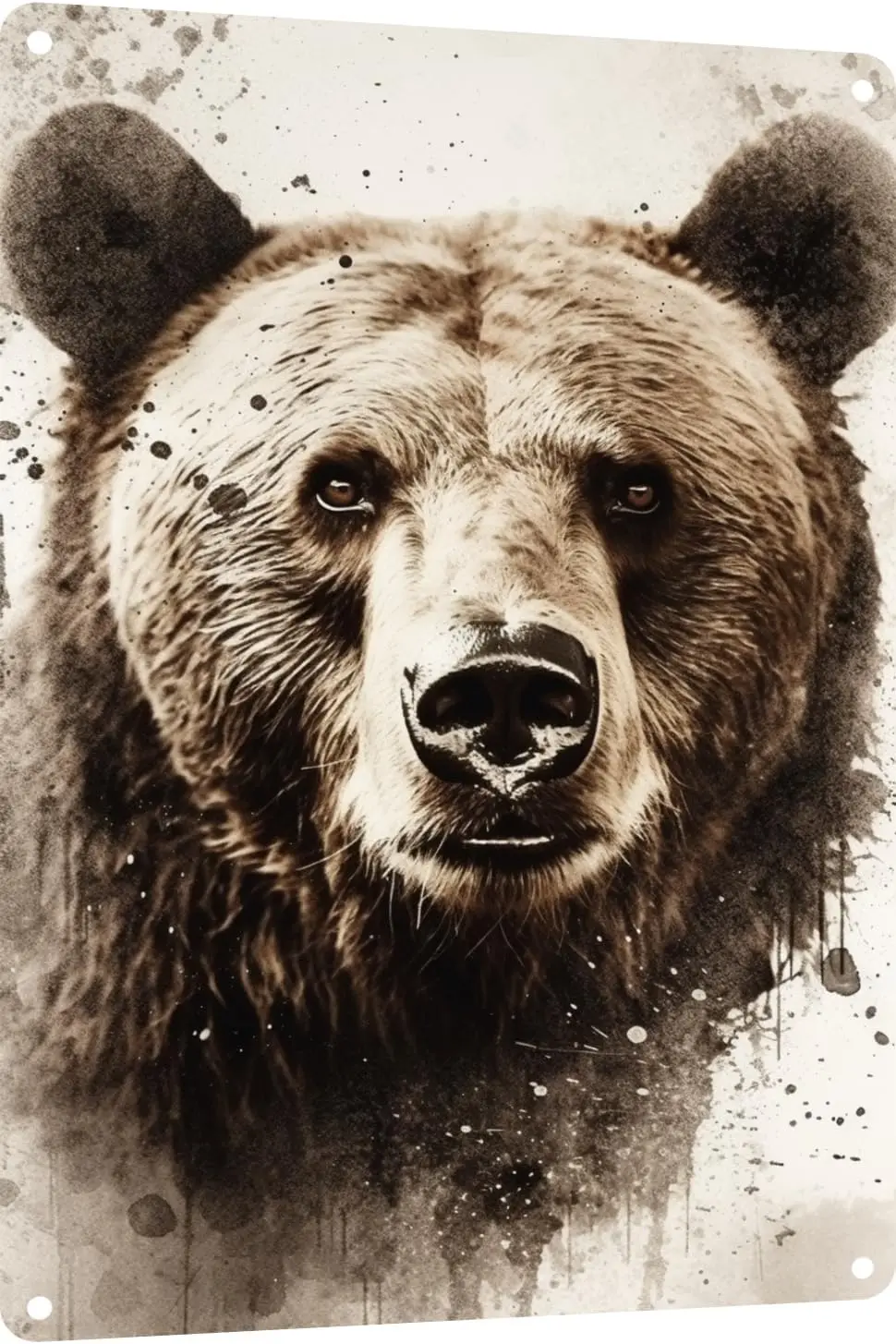 Забавный Broom Metl Sgn Vntge Ber rt Wll Декор для Frmhoe Mn Cve Home Ktchen Office Wshroom Brs Decortons Плакат 8x12 nch(612)