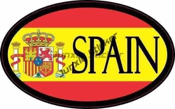 Испания наклейки Espana Seville Ibiza Madrid Barcelona City Shield дорожный штамп водонепроницаемые