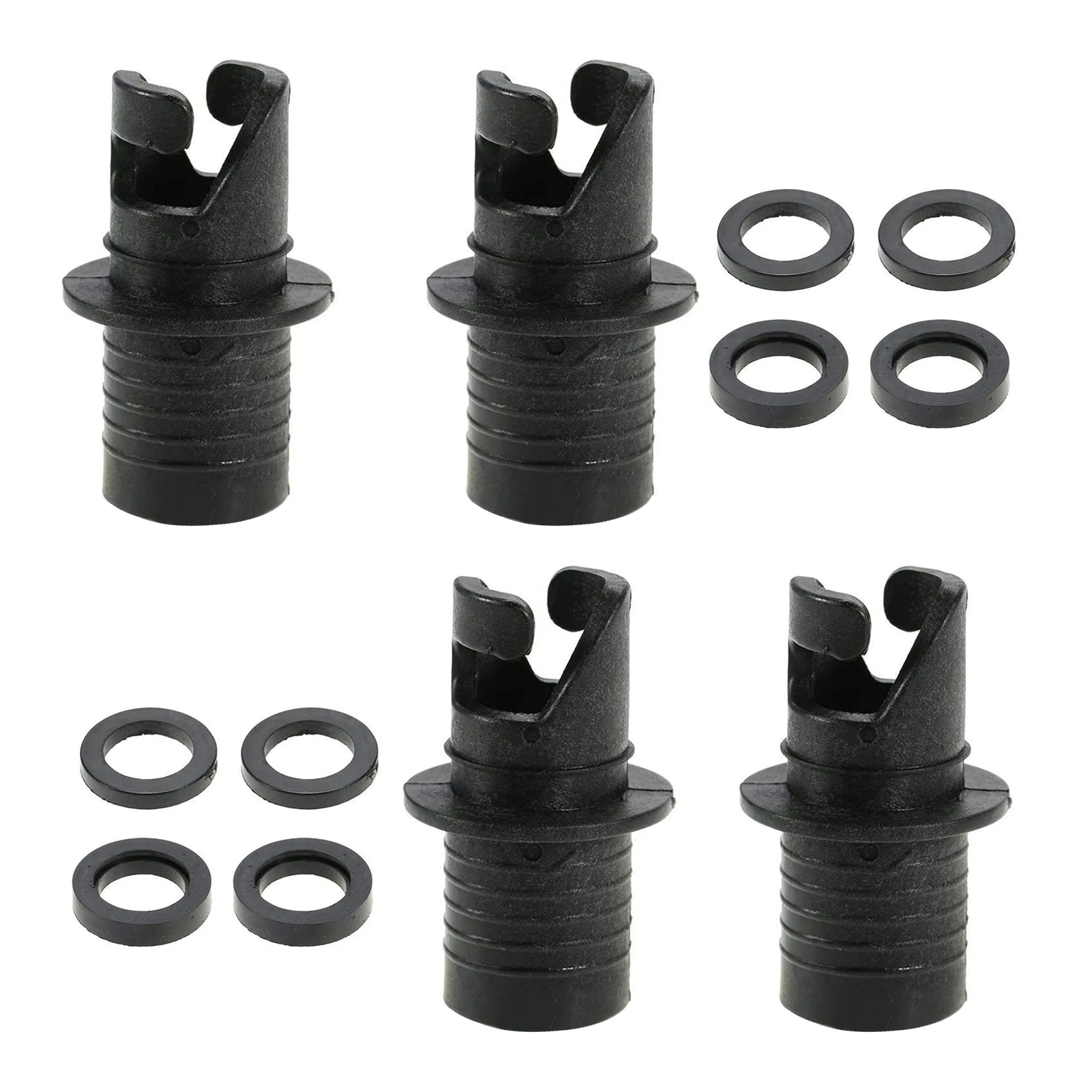 

4pcs Boat Bed For Inflatables Multifunction Kayak With 8pcs Washer Plastic Converter Valve Nozzle Air Pump Adapter Paddle Board