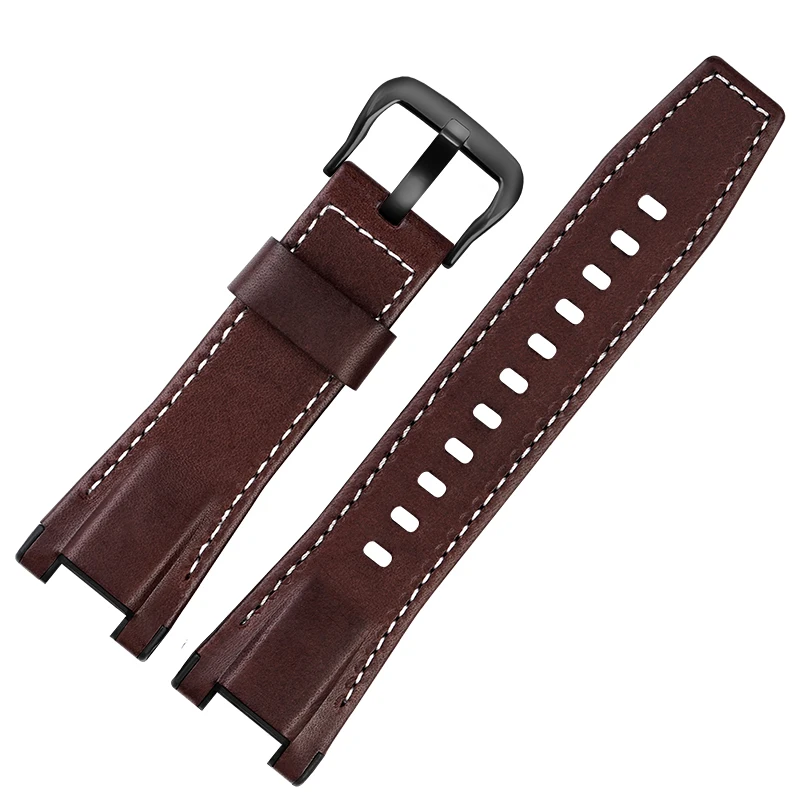 26MM Men's Canvas leather watch strap Suitable for Casio GST-S130/S110/S120/W130l/B100/W300 Series watch accessorie