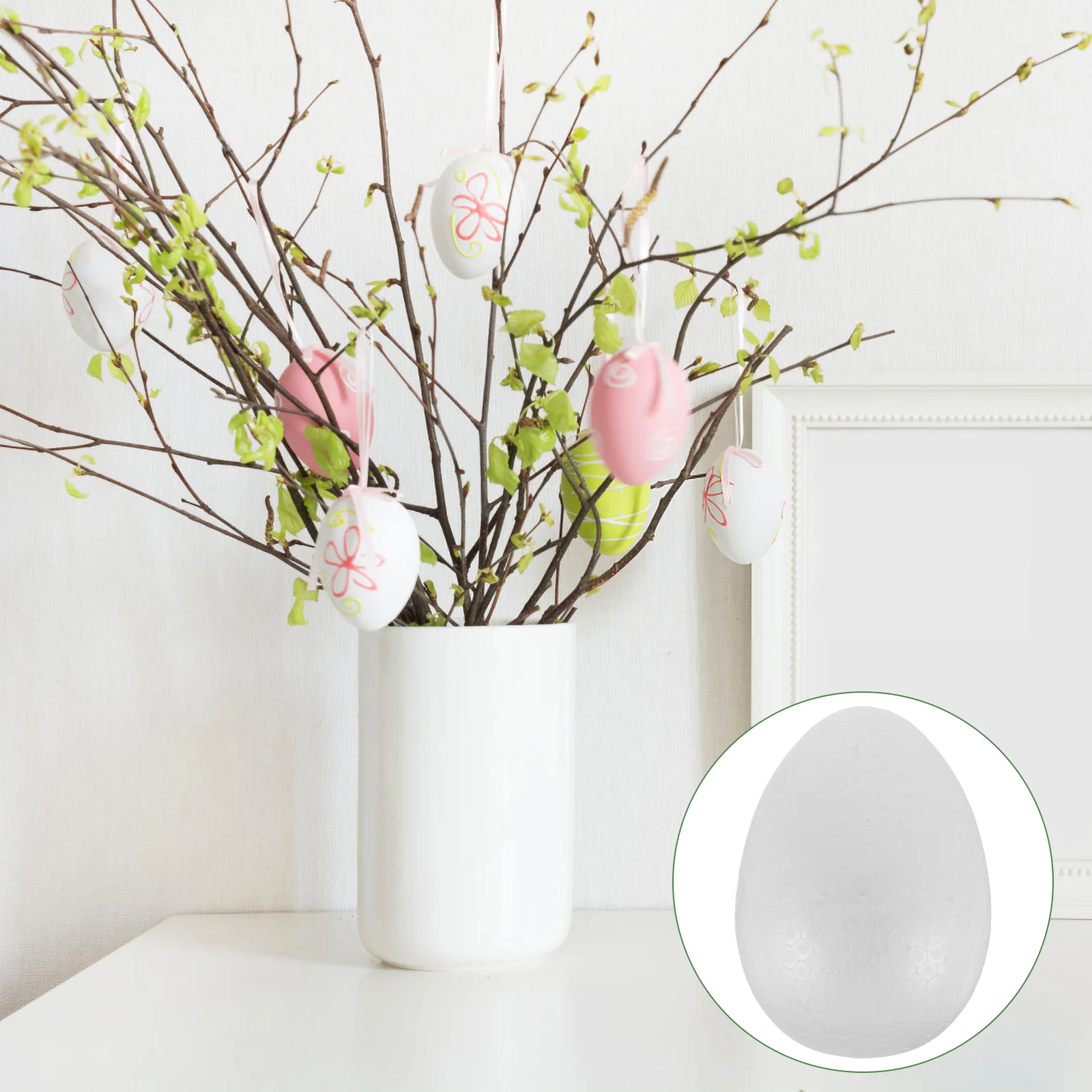 10 шт. окрашенные пасхальные яйца из пенопласта яйца-сюрпризы ремесленные шарики