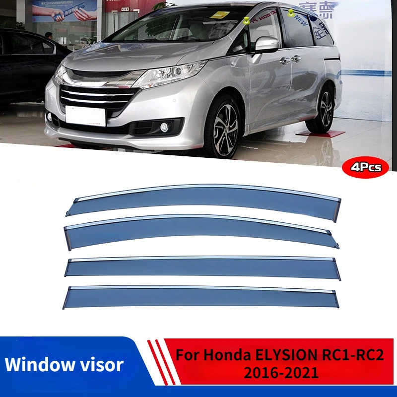 

Car Window Visors Rain Shield for Honda ELYSION RC1-RC2 2012-2021 Window Rain Guards Chrome Accessories Window Rain Guards