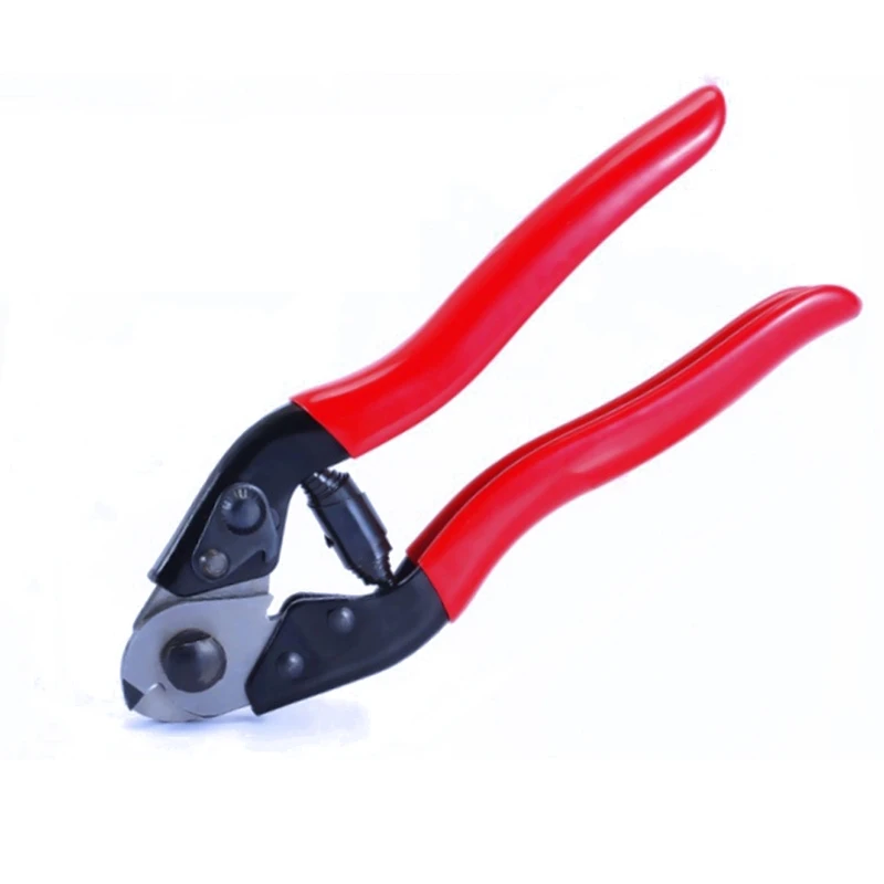 

Tool steel wire rope scissors 8 "lead sealing pliers small mini steel wire cutter flat mouth steel wire pliers
