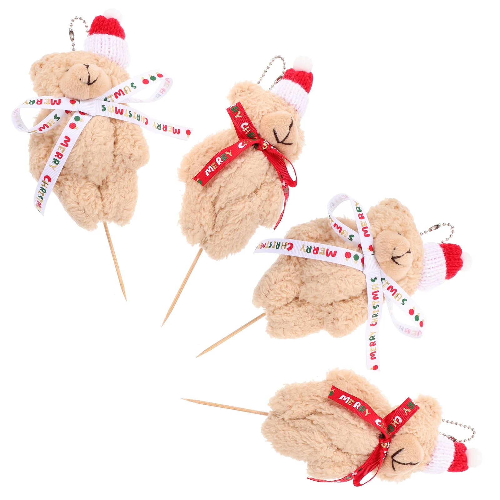 

Bear Dolls Christmas Stuffed Animal Small Bears Plush Little Bulk Party Favors Bear Dolls