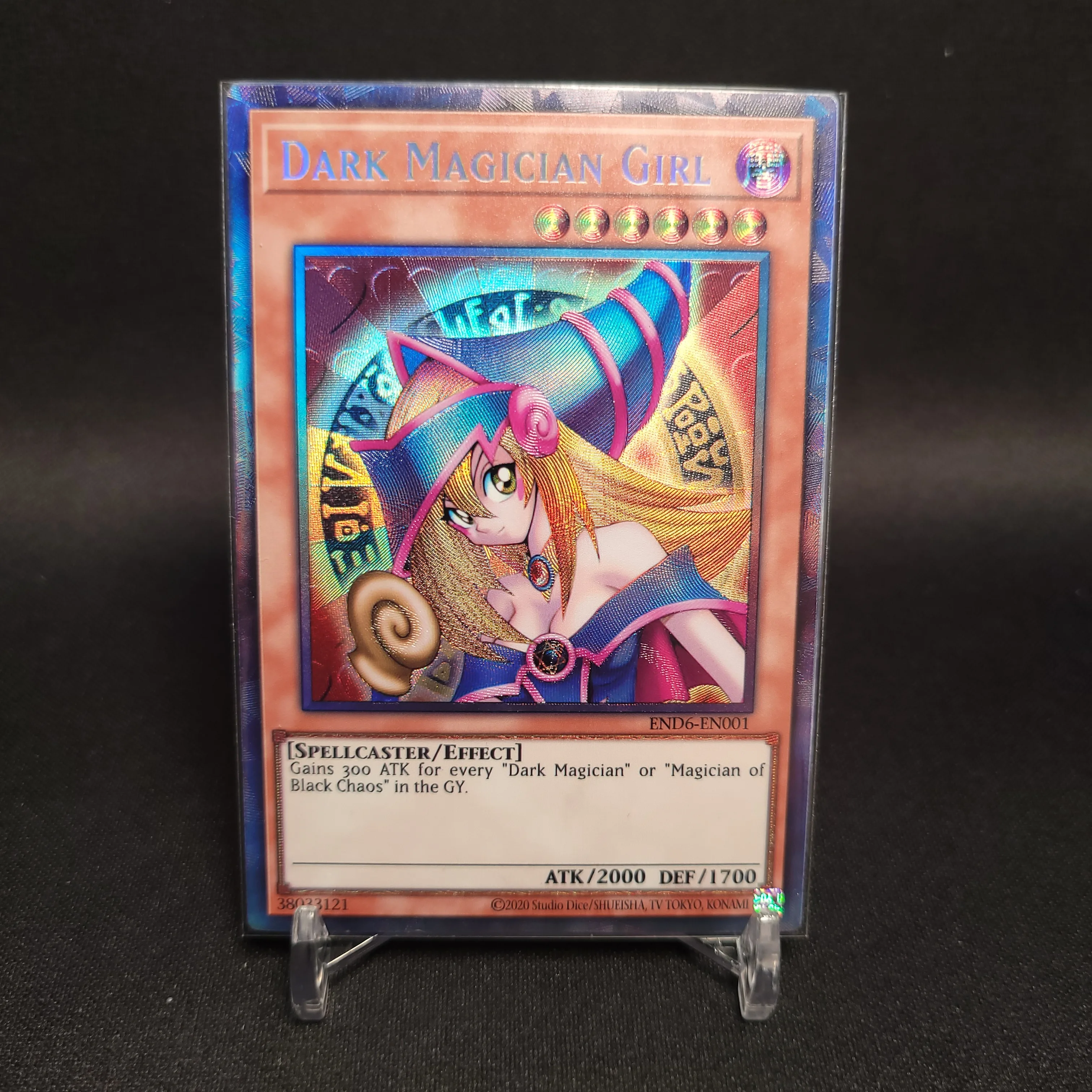 

Yu-Gi-Oh Collector's Rare END6-EN001/Dark Magician Girl Children's Gift Collectible Card Toys (Not Original)