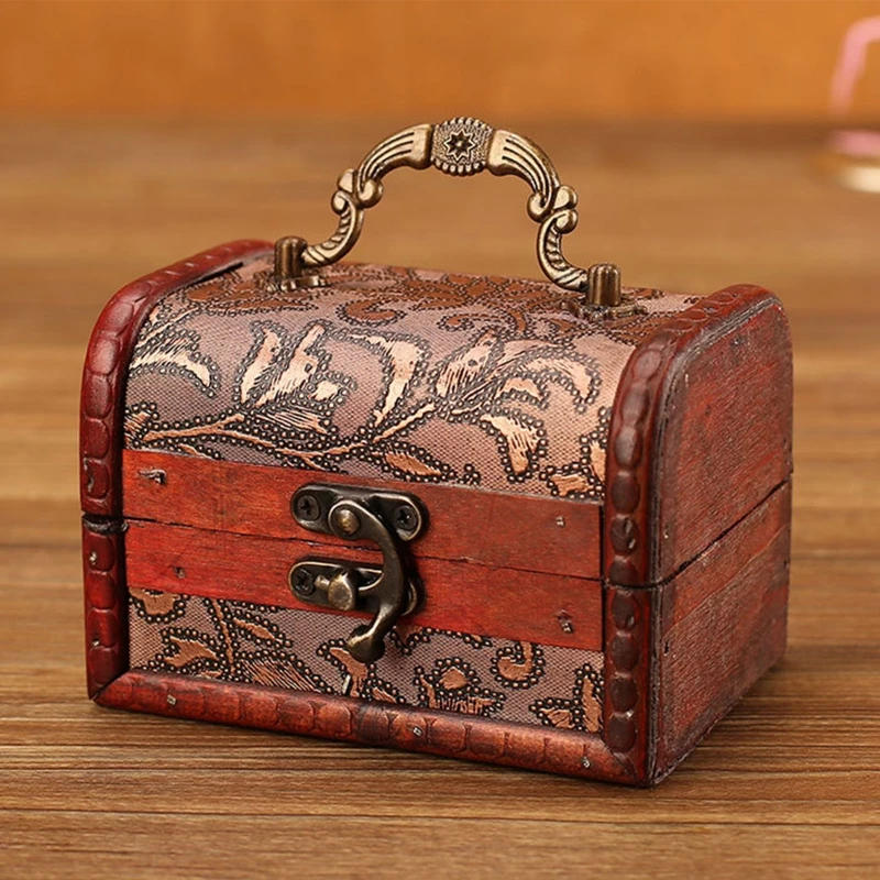 Модная деревянная Хрустальная упаковочная коробка старинный продукт