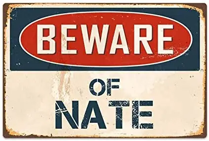 

Остерегайтесь Nate 8x12 винтажных виниловых фотографий