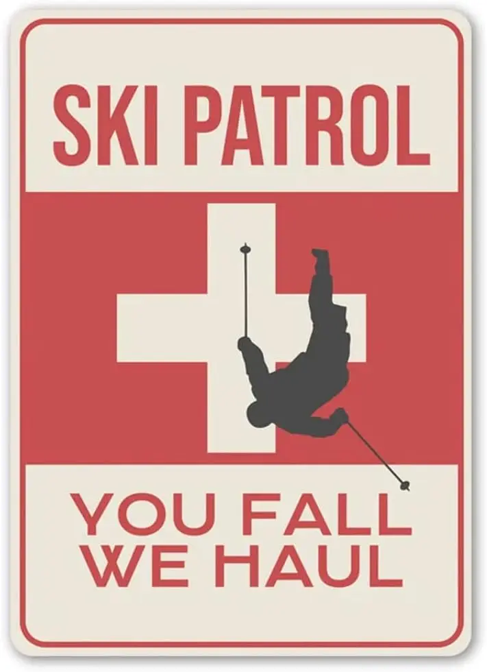 Знак Ski Patrol Помощник Подарок для катания на лыжном патруле Лыжный подарок лыжника