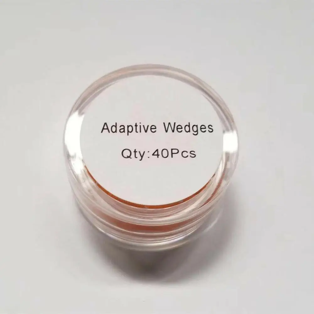 

Dental Adpative Wedges Matrix Elastic Diastema Wedge Fender Orange 40pieces/Box