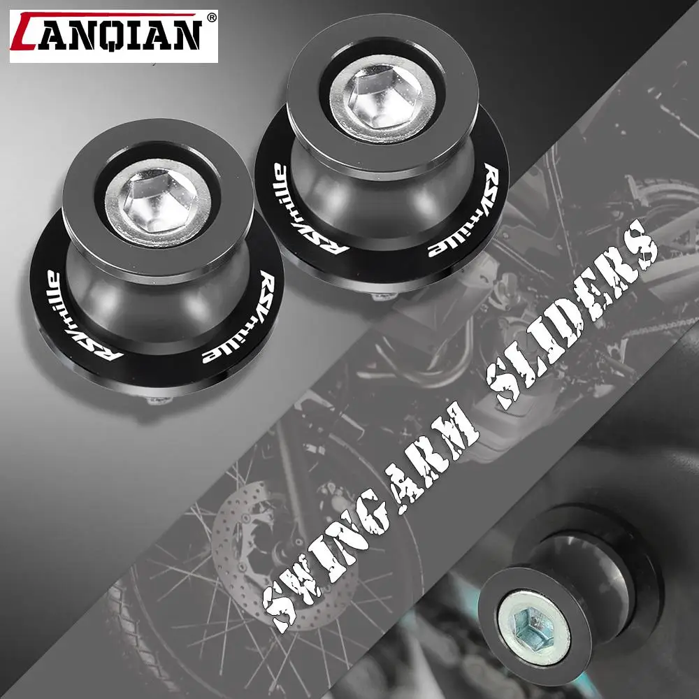 

6MM Motorcycle Accessories Swingarm Spools Slider Stand Screws For APRILIA RSV MILLE RSVMILLE 1999-2003 2004 2005 2006 2007 2008