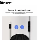 Удлинительный кабель датчика SONOFF AL560 для DS18B20 AM2301 SI7021, один пульт дистанционного управления, высокая точность, датчик температуры, 5 м