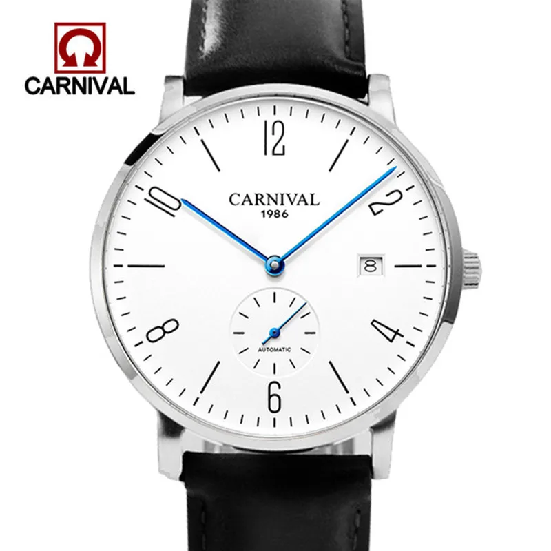 Relogio Masculino CARNIVAL Mechanical Business Watch for Men Brand Luxury Automatic Wrist Watch Waterproof Clock Reloj Hombre