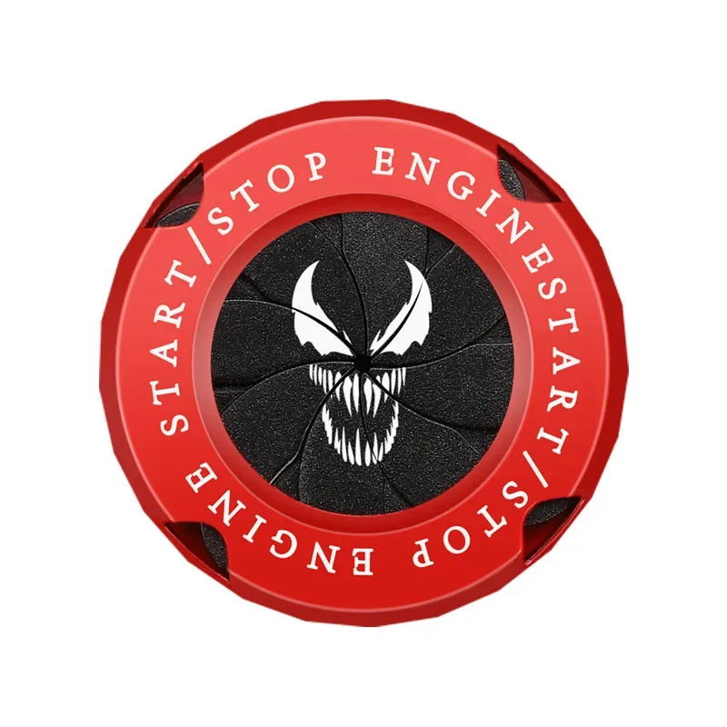 Onekey Автомобильная Кнопка Запуска И Остановки Крышка Скелета Смайлик Дизайн