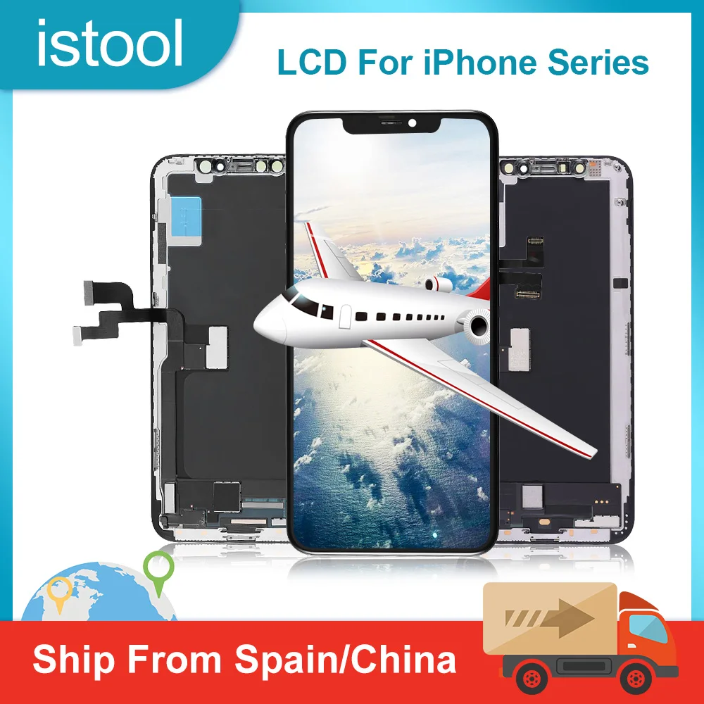 

Display For iPhone X XS XR XS MAX OLED 11 Pro Max Grade Incell LCD Screen Replacement Display With 3D Touch Digitizer Assembly