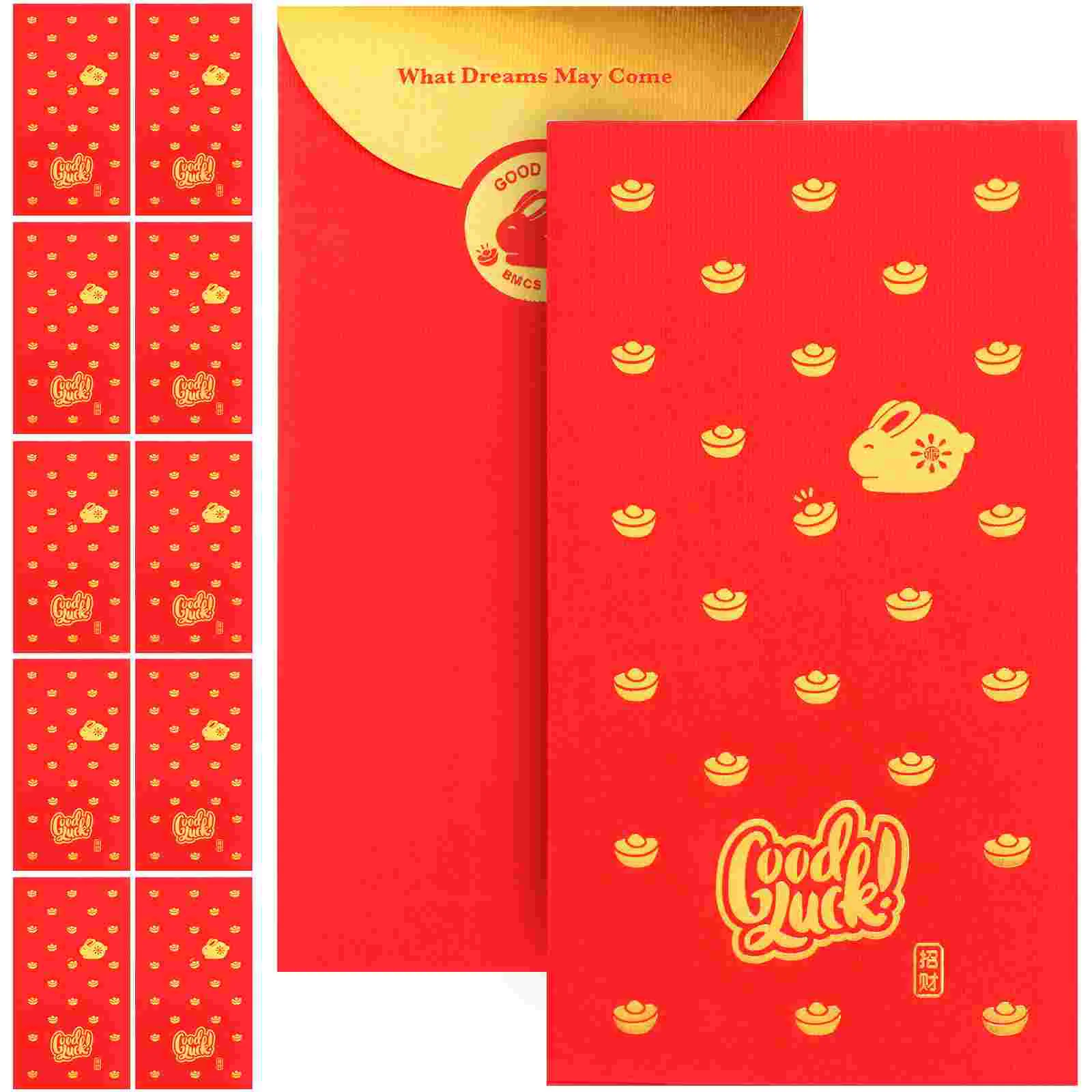 

Red Year Packet Envelopes Money Chinese Envelope New Festival Spring Bao Hong Rabbit Lunar Gift Lucky Packets Birthday Pocket