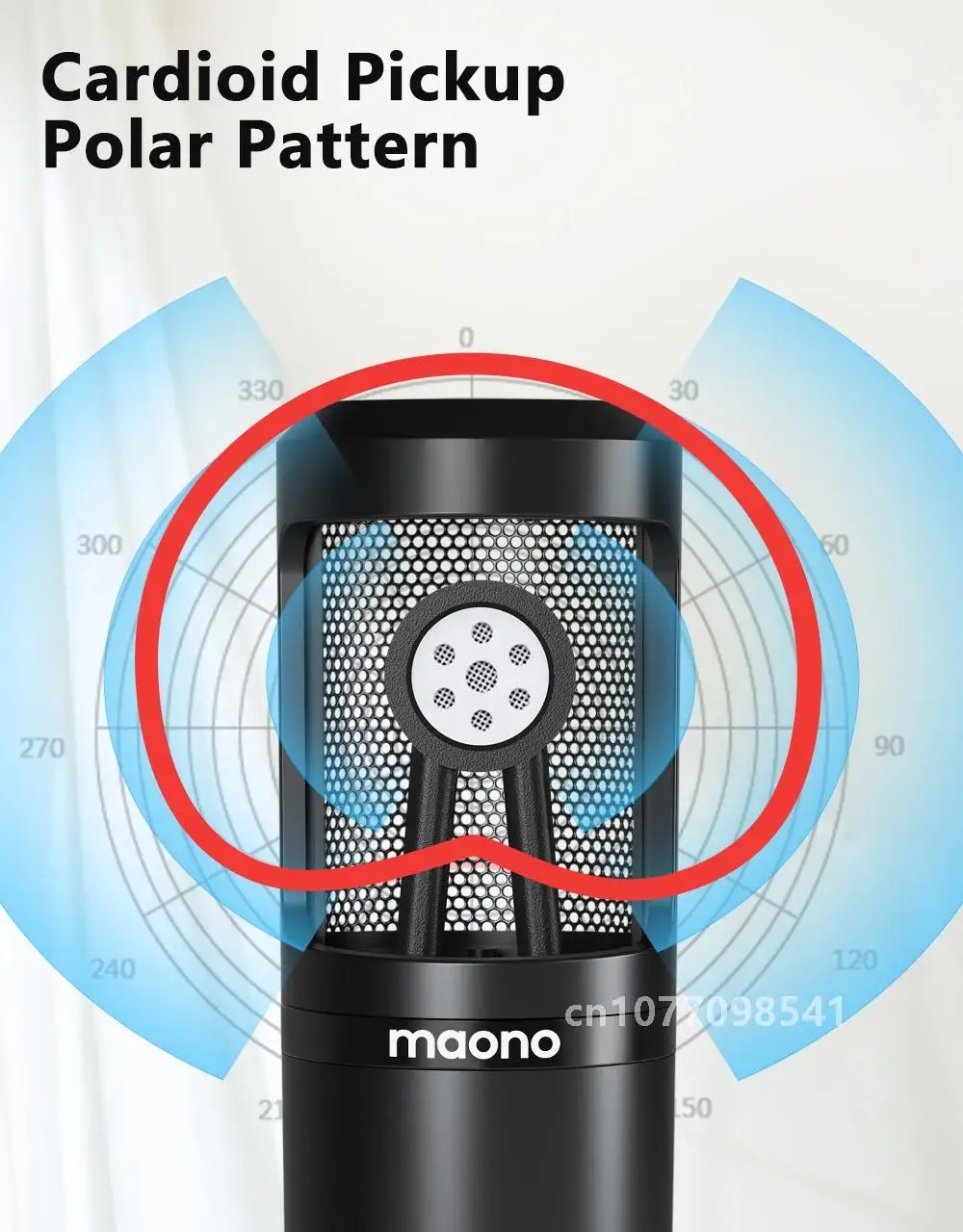 Maono PM360TR Конденсаторный микрофон Подкаст Микрофон 3 5 мм для компьютера ноутбука