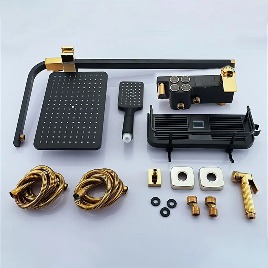 Senducs термостатический душевой набор для ванной комнаты роскошная цифровая