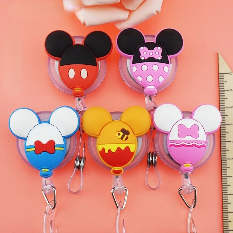 

Girls Nurse Retractable Pull Badge Reel ID Lanyard Name Tag Card Badge Holder Reels Doctor Students Supplies