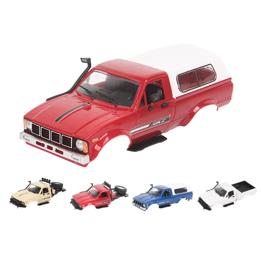 

WPL C14 C24 C24-1 C54 Unassembled 190mm Wheelbase Body Car Shell 1/16 RC Car Spare Parts Accessories
