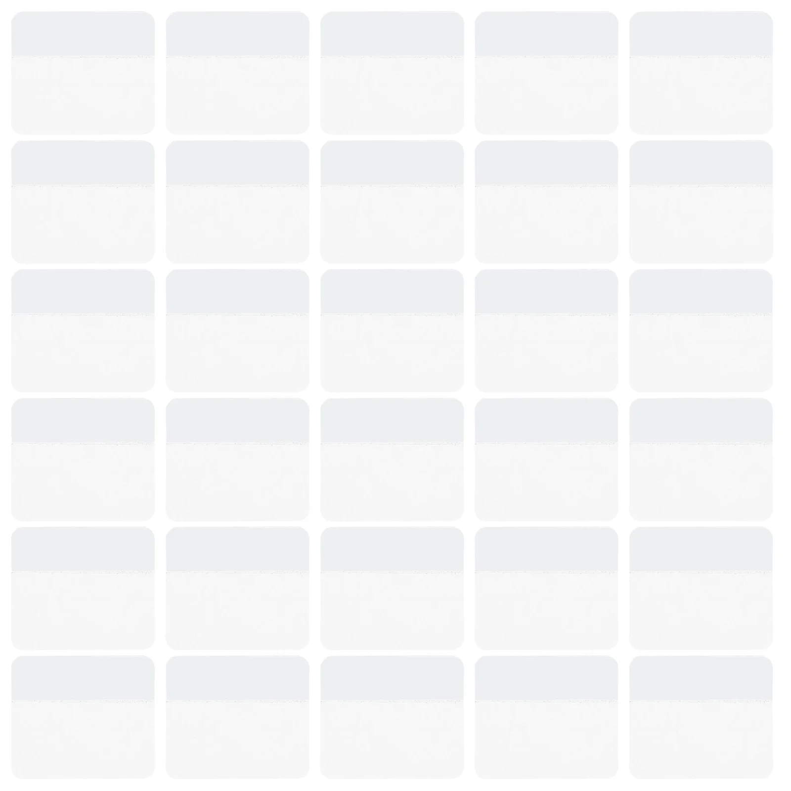 

Jewelry Self-adhesive Hook Display Card Adapter White Dangle Earrings Clear Stud