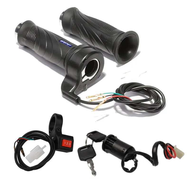 12В 24В 36В 48В поворотные дроссельные ускорители для электрического скутера, электровелосипеда 12В 24В 36В 48В поворотные дроссельные ускорители для электрического скутера, электровелосипеда