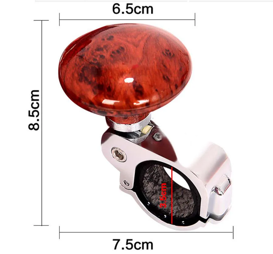 CHIZIYO Universal Alloy Power Handle Steering Wheel Cover Assisted Ball Booster Spin Knob Clamp | Автомобили и мотоциклы