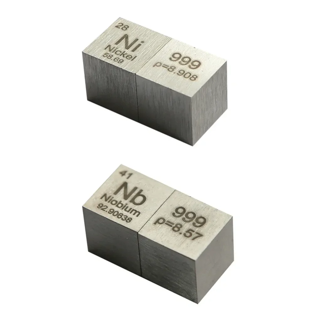 Наборы из 5 металлов Вольфрам медь Титан ниобий никель куб металлическая