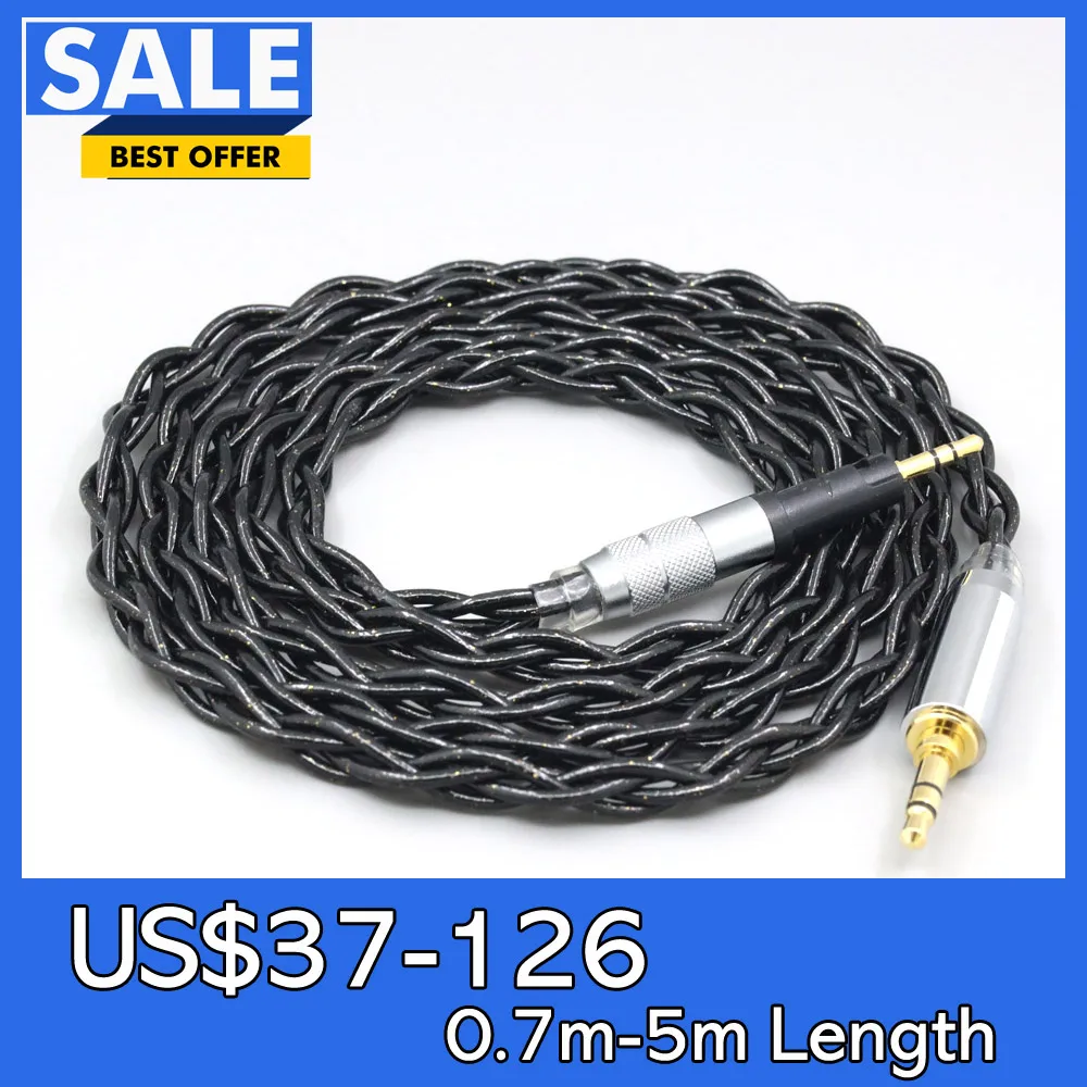 

99% Pure Silver Palladium Graphene Floating Gold Cable For Audio Technica ATH-M50x ATH-M40x ATH-M70x ATH-M60x LN008343
