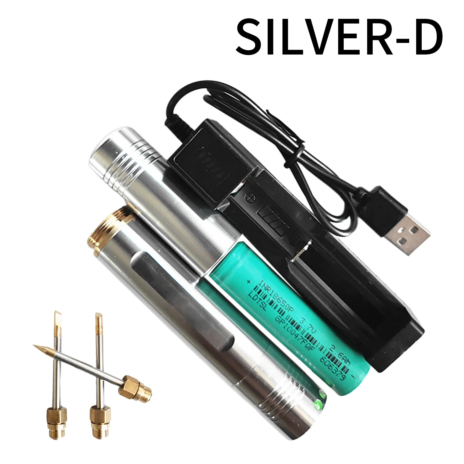 

10W 5v BJ-01 510 Electric Soldering Iron Portable Wireless Solder Stations DIY Battery Heating Element Repair Tools 510 Tip Mini