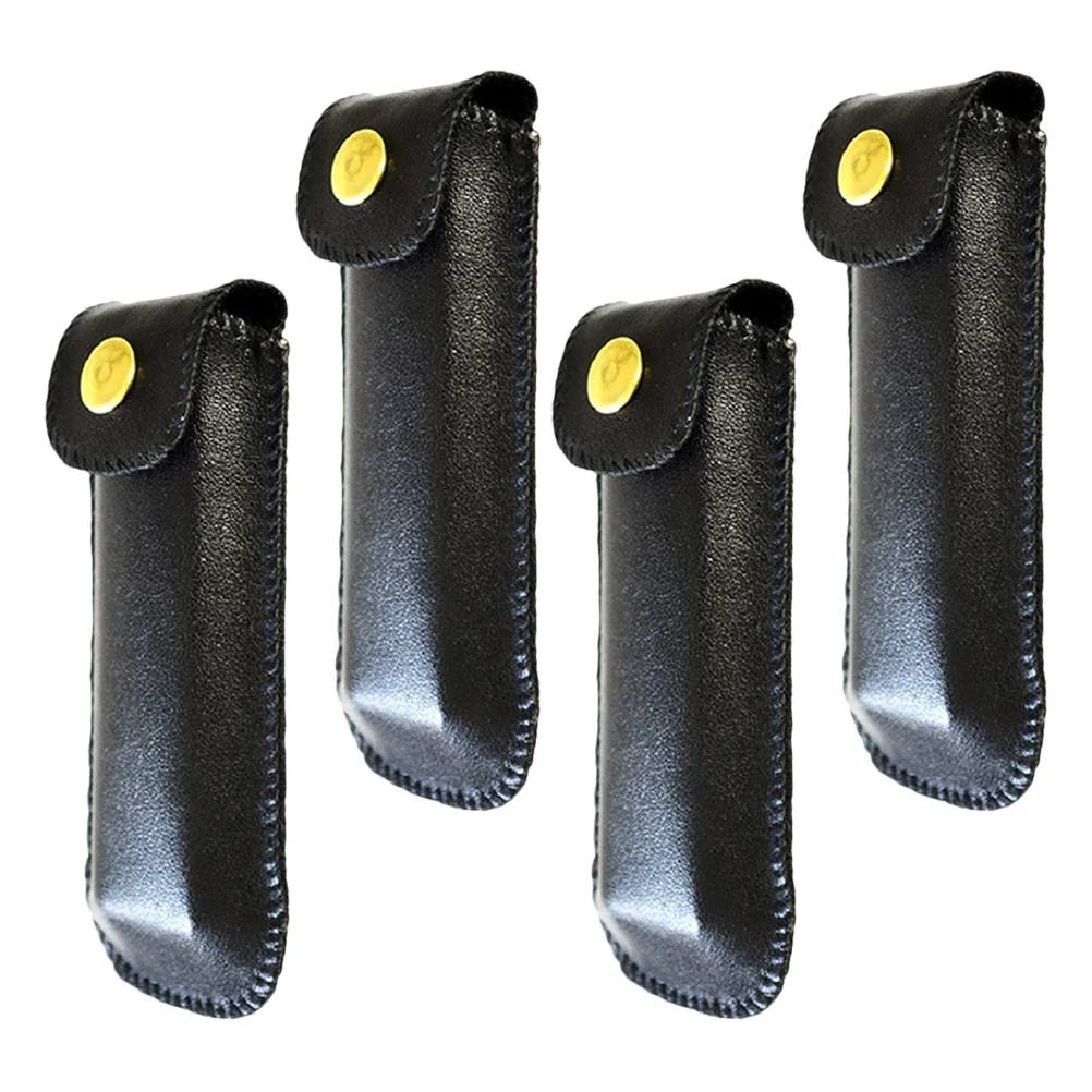 

4 Pcs Harmonica Bag Imitation Case Durable Cover Holster Portable Sturdy