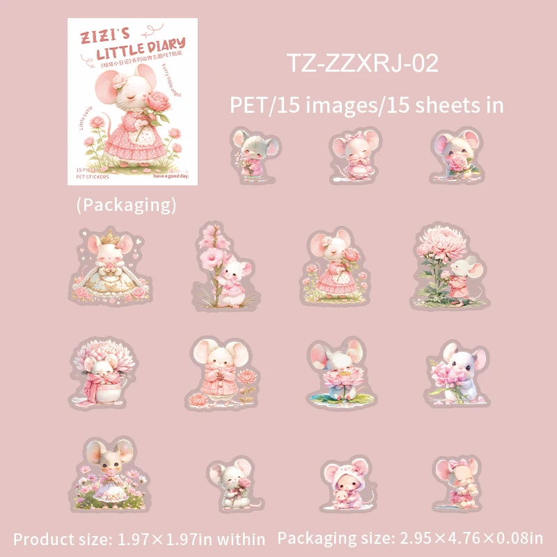 

Набор стикеров ZiZi серии Kawaii