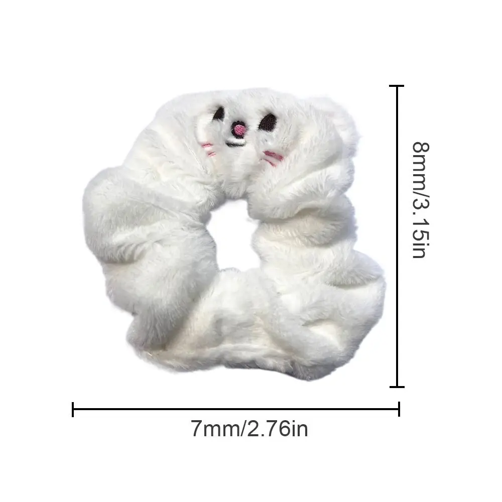 Модная тканевая веревка для волос с кроличьими ушками эластичная однотонная