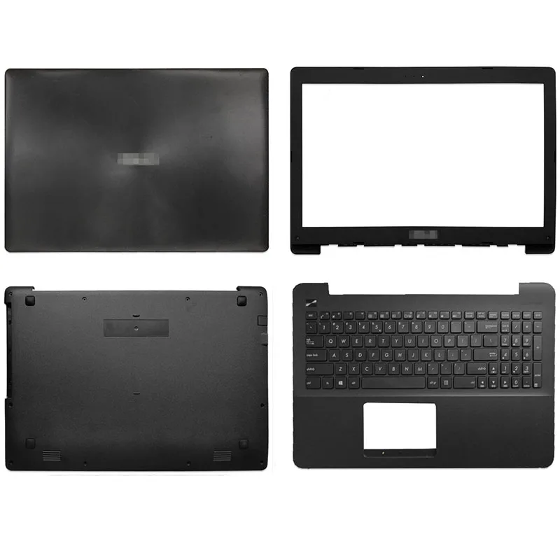 

New For ASUS X553 X553M X553MA K553MA K553M F553M F553MA LCD Back Cover Front Bezel Palmrest Bottom Case A B C D Cover Non Touch