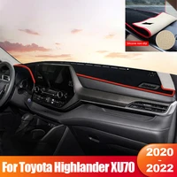 for toyota highlander xu70 2020 2021 2022 kluger hybrid platinum car dashboard sun shade cover instrument desk mats accessories