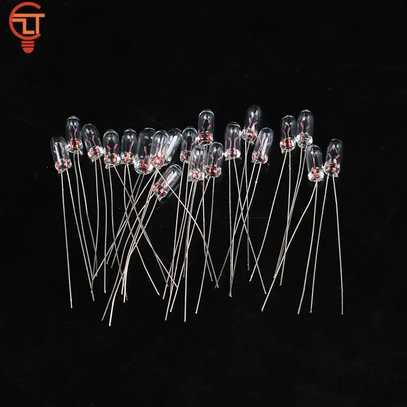 

20pcs Miniature Bulb 3mm/4mm 6V 12V Lamp Light Bulb Edison Incandescent Filament Rice