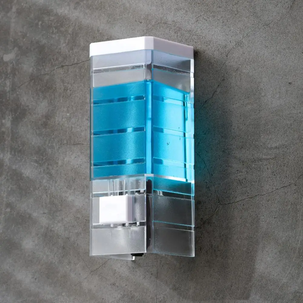 

250ml Manual Soap Dispenser Transparent Wall-mounted Bathroom Sanitizer Shampoo Shower Gel Container Bottle Dropship