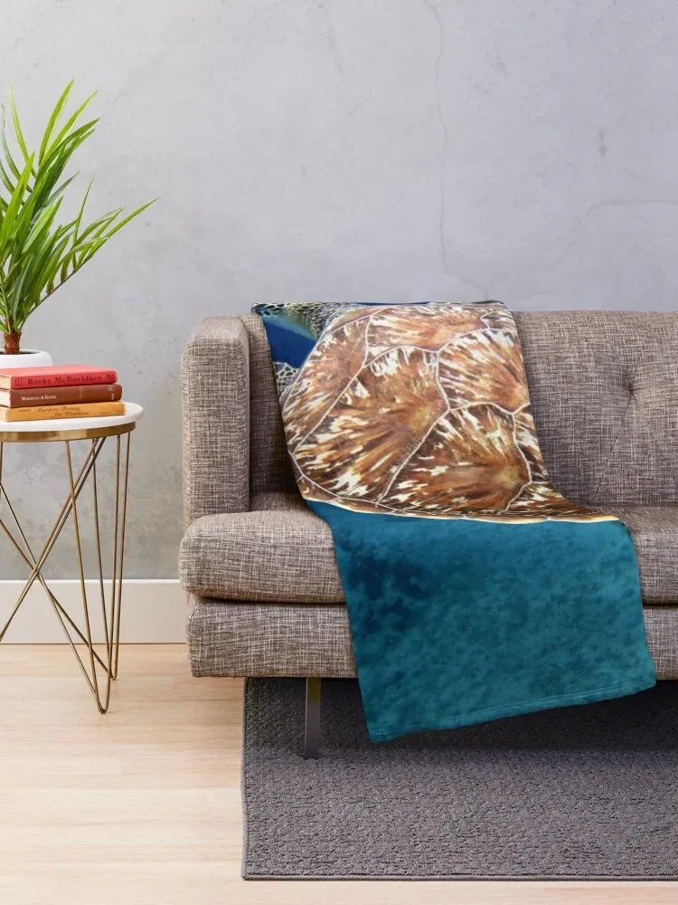 Фланелевое одеяло с черепахой