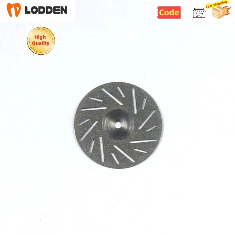 Фото Стоматологические алмазные диски Lodden 0,15/0,19/0,20/0,3/0,4 мм, ультратонкие односторонние режущие диски, инструмент, 10 шт., ломтик для стоматологической лаборатории №5