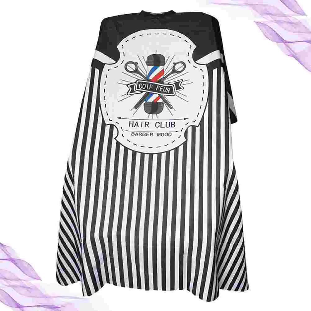 

Cape Stripe Hair Apron Salon Barber Cutting Cloth Capes Haircut Hairdressing Professional Color Stain Accessories Robe Client