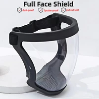 kitchen transparent full face shield home oil splash proof eye facial anti fog head cover safety glasses