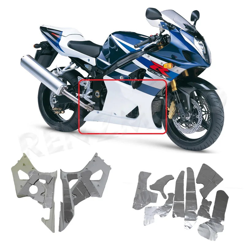 

Pre-Cut Heat Shield Fairing Melting Protection For Suzuki GSX-R1000 2003-2004