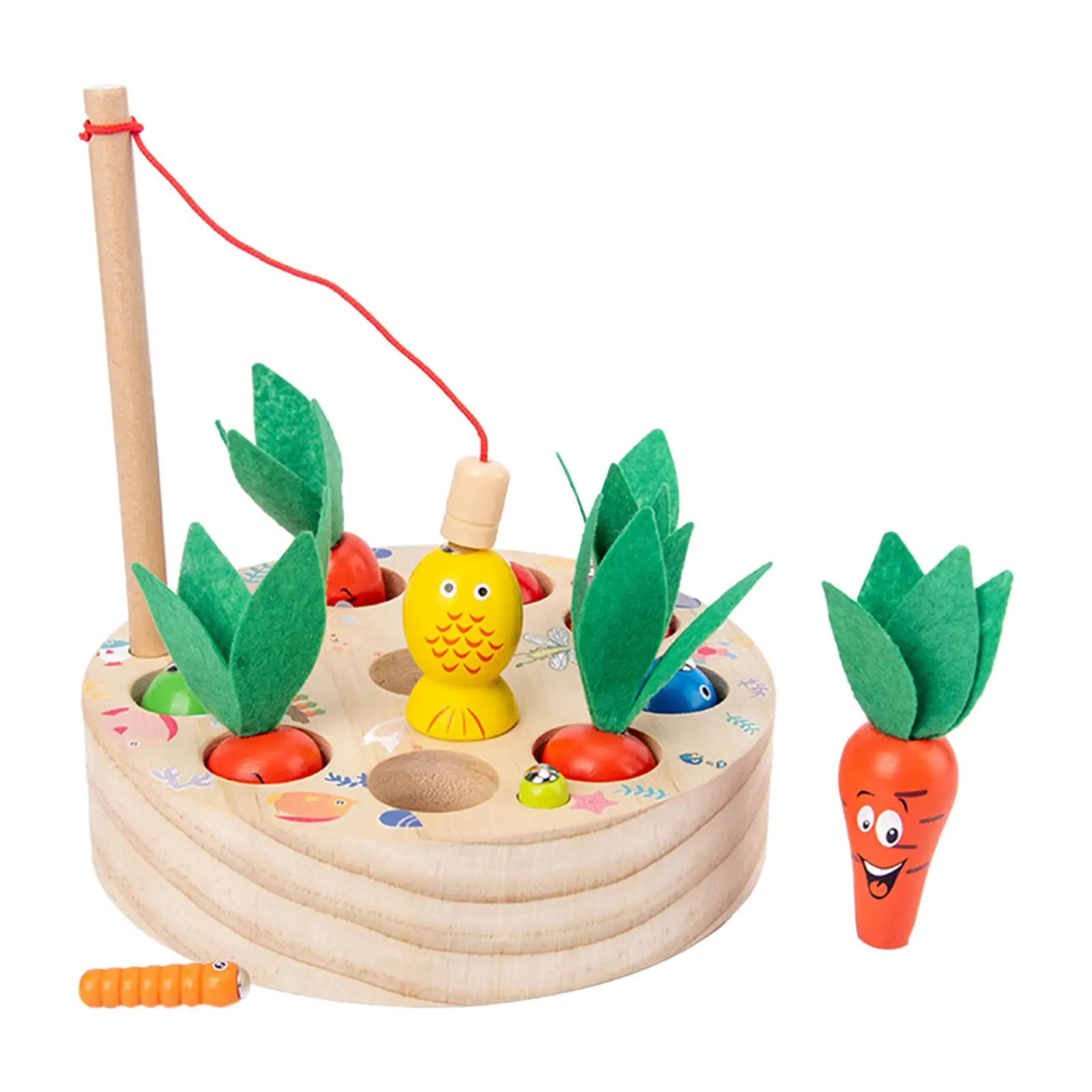

Carrot Harvest Game Fine Motor Skill Learning Toy for Birthday Activity