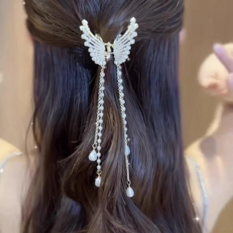 

New Style Design Temperament Tasteless Butterfly Hairpin Korean Elegant Temperament Hairpin